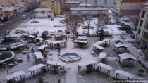 Cihanbeyli'ye İlk Kar Düştü
