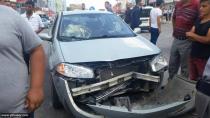 Yeniceoba'da Trafik Kazası : 1 Yaralı ( Foto Galeri)
